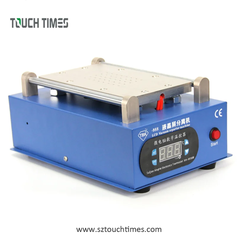 TBK-988 Built-in Vacuum Pump LCD screen Splitter Touch Screen Separator Machine For Mobile Phone screen Repairing
TBK-988 Built-in Vacuum Pump LCD screen Splitter Touch Screen Separator Machine For Mobile Phone screen Repairing
