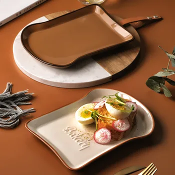 Ceramic Bread Plate Word Fruit Dessert Plate Solid Breakfast Dish Creative Smooth Kitchen Decorations Multipurpose
Ceramic Bread Plate Word Fruit Dessert Plate Solid Breakfast Dish Creative Smooth Kitchen Decorations Multipurpose