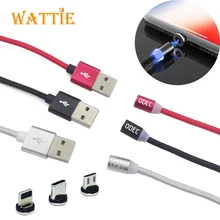 Magnetic USB Cable Fast Charging Type-C Micro lightning Cable Magnet Charger Data Charge USB Mobile Phone Cable USB Cord 1M 2M
Magnetic USB Cable Fast Charging Type-C Micro lightning Cable Magnet Charger Data Charge USB Mobile Phone Cable USB Cord 1M 2M