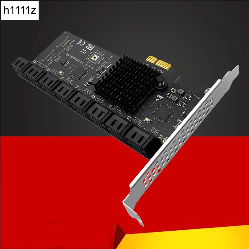 NEW PCIE SATA Adapter Controller 16 Port PCI Express X1 to 3.0 Expansion Card Riser 6Gbps Add On Cards for Chia Mining | Компьютеры и