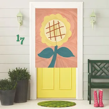 Korean Style Small Flower Door Curtain Partition Kitchen Bathroom Bedroom Curtain Feng Shui Curtain
Korean Style Small Flower Door Curtain Partition Kitchen Bathroom Bedroom Curtain Feng Shui Curtain