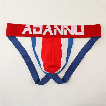 Letter Stitching Color Elastic Men's Sexy G-string Men's Low Waist Sexy Thong Personality Hips Hollow G-string
Letter Stitching Color Elastic Men's Sexy G-string Men's Low Waist Sexy Thong Personality Hips Hollow G-string