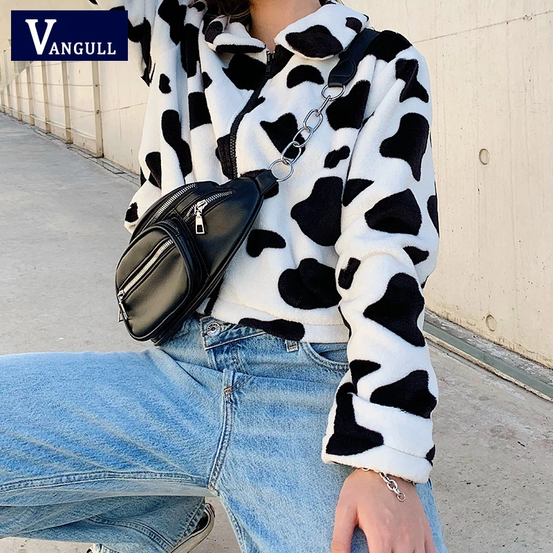 Vangull Fur Coats For Women Cow Print Teddy Jacket Modis Longslive Zipper Casual Warm Autumn Winter 2019 Harajuku Coat Female
Vangull Fur Coats For Women Cow Print Teddy Jacket Modis Longslive Zipper Casual Warm Autumn Winter 2019 Harajuku Coat Female