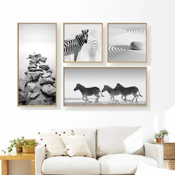 Nordic Canvas Art Painting Wall Art Black and White Animal Print Poster Zebra Nursery Desert Wall Art Picture Living Room 3-14
Nordic Canvas Art Painting Wall Art Black and White Animal Print Poster Zebra Nursery Desert Wall Art Picture Living Room 3-14