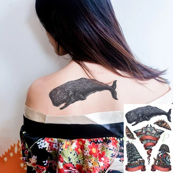 Waterproof Temporary Tattoo Sticker Pirate Ship Shark Devil Fish Snail Flash Tatoo Fake Tatto Hand Back Arm Art for Men Women 
Waterproof Temporary Tattoo Sticker Pirate Ship Shark Devil Fish Snail Flash Tatoo Fake Tatto Hand Back Arm Art for Men Women