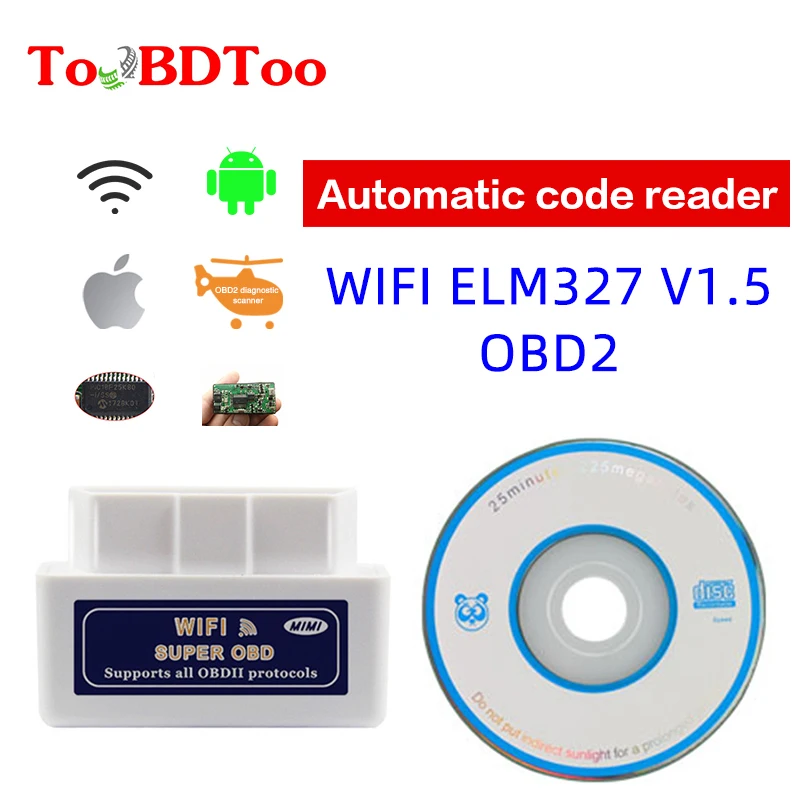 ELM327 WIFI Android Apple Car Reader PIC18F25K80 With Chip Stability Single Board PCB Tape Multilingual Car Code Reader Scanning
ELM327 WIFI Android Apple Car Reader PIC18F25K80 With Chip Stability Single Board PCB Tape Multilingual Car Code Reader Scanning