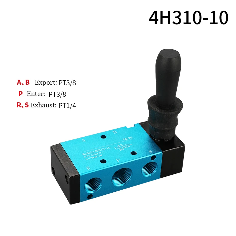 4H310-10 5/2 Way Hand Lever Operated Control Pneumatic Manual Valve w Muffler and Quick Fitting Select
4H310-10 5/2 Way Hand Lever Operated Control Pneumatic Manual Valve w Muffler and Quick Fitting Select