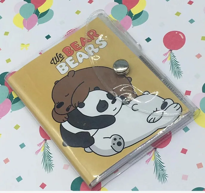 Kawaii Bare Bear Cartoon with Ballpoint Pen Mini Book Set Portable Pocket Notebook Diary Notepad
Kawaii Bare Bear Cartoon with Ballpoint Pen Mini Book Set Portable Pocket Notebook Diary Notepad