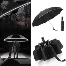 Xiaomi Full Automatic Umbrella with Reflective Stripe Reverse Led Light Umbrella Academy 10 Ribs 3-folding Inverted Umbrellas
Xiaomi Full Automatic Umbrella with Reflective Stripe Reverse Led Light Umbrella Academy 10 Ribs 3-folding Inverted Umbrellas