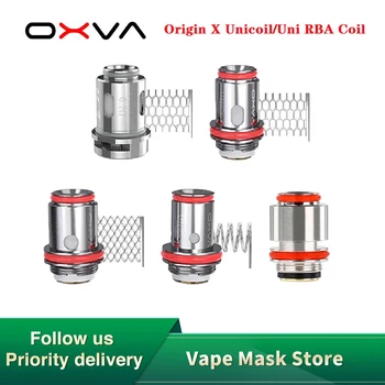 New Original OXVA Origin Coil X Unicoil/ Uni RBA For OXVA Origin X Kit & Dual-coil Building 0.2/0.3/0.5/0.6/1.0 Ohm E-cig Coils
New Original OXVA Origin Coil X Unicoil/ Uni RBA For OXVA Origin X Kit & Dual-coil Building 0.2/0.3/0.5/0.6/1.0 Ohm E-cig Coils