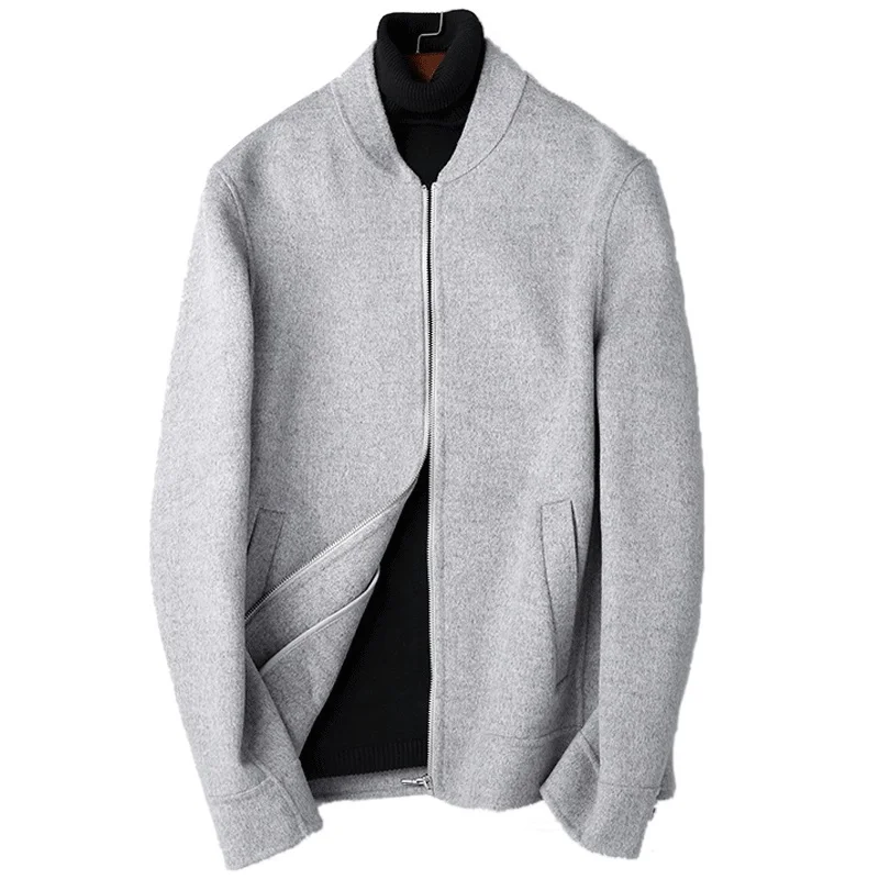 Autumn Winter Jacket Men 100% Wool Coat Double-side Woolen Coat Men Streetwear Baseball Jackets Short Coats Abrigo Hombre MY1882
Autumn Winter Jacket Men 100% Wool Coat Double-side Woolen Coat Men Streetwear Baseball Jackets Short Coats Abrigo Hombre MY1882