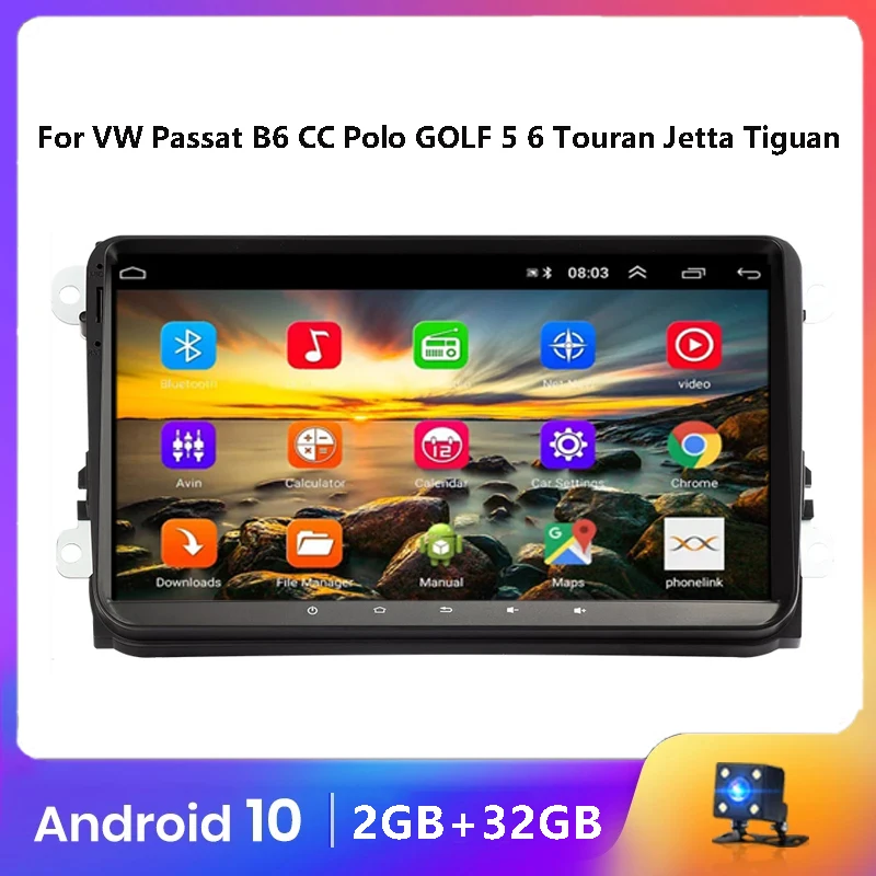 2 DIN Android 11 Car Radio Multimedia GPS Auto For VW Passat B6 CC Polo GOLF 5 6 Touran Jetta Tiguan Magotan Seat Head unit
2 DIN Android 11 Car Radio Multimedia GPS Auto For VW Passat B6 CC Polo GOLF 5 6 Touran Jetta Tiguan Magotan Seat Head unit