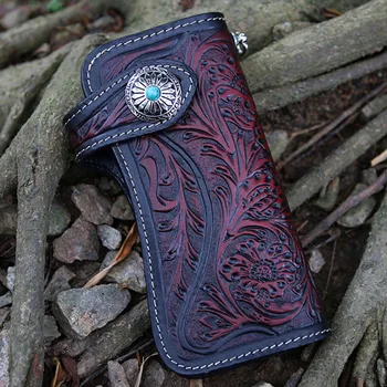 Men Women Multipurpose Artificial Cow Leather Wallet Anti Lost Casual Button Open Long Japanese Carved Vintage Holder Handmade
Men Women Multipurpose Artificial Cow Leather Wallet Anti Lost Casual Button Open Long Japanese Carved Vintage Holder Handmade