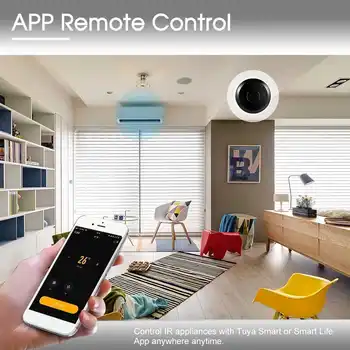 Smart Home WiFi IR Remote Controller APP Hub Infrared Universal Remote Controller For Tuya Alexa Google Home Air Conditioner TV
Smart Home WiFi IR Remote Controller APP Hub Infrared Universal Remote Controller For Tuya Alexa Google Home Air Conditioner TV