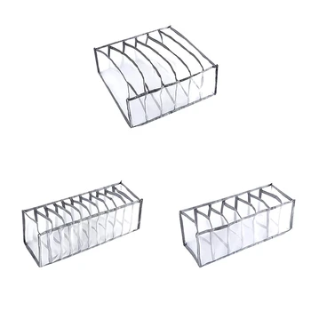 3Pcs Underwear Drawer Organiser Cabinet Organizers Wardrobe Closet Drawer Divider Storage Boxes for Bras Socks
3Pcs Underwear Drawer Organiser Cabinet Organizers Wardrobe Closet Drawer Divider Storage Boxes for Bras Socks