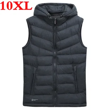 new plus size 10XL 9XL 8XL high qualit Men's cotton vest winter Men's fashion hooded vest casual warm Large size men's jackets 
new plus size 10XL 9XL 8XL high qualit Men's cotton vest winter Men's fashion hooded vest casual warm Large size men's jackets