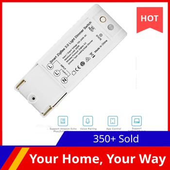 Smart ZigBee 3.0 Light Dimmer DIY Smart Home Modified Switch for Echo Plus Alexa SmartThings Remote Control App
Smart ZigBee 3.0 Light Dimmer DIY Smart Home Modified Switch for Echo Plus Alexa SmartThings Remote Control App