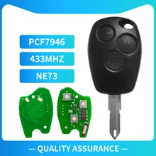 XNRKEY 3 Button Remote Key PCF7946 Chip 433Mhz NE73/VAC102/VA2 Blade for Renault Duster Clio 3 Twingo Dacia Logan Sandero Kangoo
XNRKEY 3 Button Remote Key PCF7946 Chip 433Mhz NE73/VAC102/VA2 Blade for Renault Duster Clio 3 Twingo Dacia Logan Sandero Kangoo