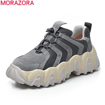 MORAZORA 2020 New arrive fashion lace up women sneakers comfortable breathable autumn ladies shoes autumn high quality sneakers
MORAZORA 2020 New arrive fashion lace up women sneakers comfortable breathable autumn ladies shoes autumn high quality sneakers