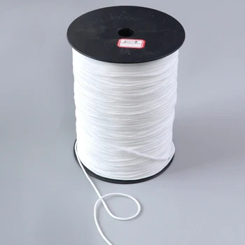 wholesale 450m Mask Elastic Rope white Ear Hanging Rope high elasticity Adjustable Line Handmade for DIY Mask width 0.3cm
wholesale 450m Mask Elastic Rope white Ear Hanging Rope high elasticity Adjustable Line Handmade for DIY Mask width 0.3cm