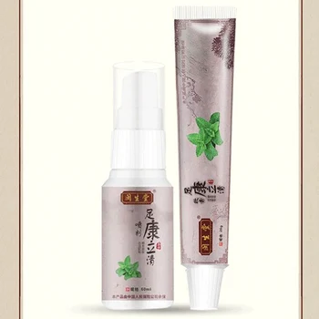 Foot Spray Ointment Set Herbal Essence Foot Care Antibacterial Disinfectant Ointment Remove Foot Sweat Odor Itchy @ME88
Foot Spray Ointment Set Herbal Essence Foot Care Antibacterial Disinfectant Ointment Remove Foot Sweat Odor Itchy @ME88
