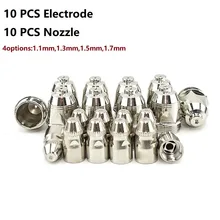 20pcs P80 Plasma Cutting Torch Consumable Cutting 60A 80A Tip Electrode Nozzle Plasma Cutting Machine Accessories
20pcs P80 Plasma Cutting Torch Consumable Cutting 60A 80A Tip Electrode Nozzle Plasma Cutting Machine Accessories