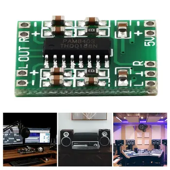 Green PAM8403 Super Mini Digital Amplifier Board 2 * 3W Class D Digital 2.5V To 5V Power Amplifier Board Efficient hot new
Green PAM8403 Super Mini Digital Amplifier Board 2 * 3W Class D Digital 2.5V To 5V Power Amplifier Board Efficient hot new