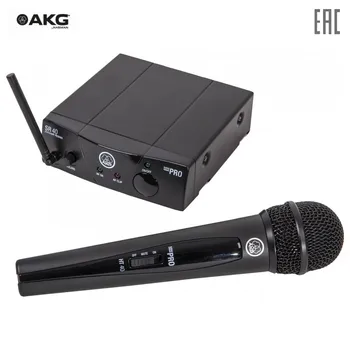 Microphones AKG 3347X00060 portable audio and video remote wired bluetooth digital portable microphone system WMS40 range A