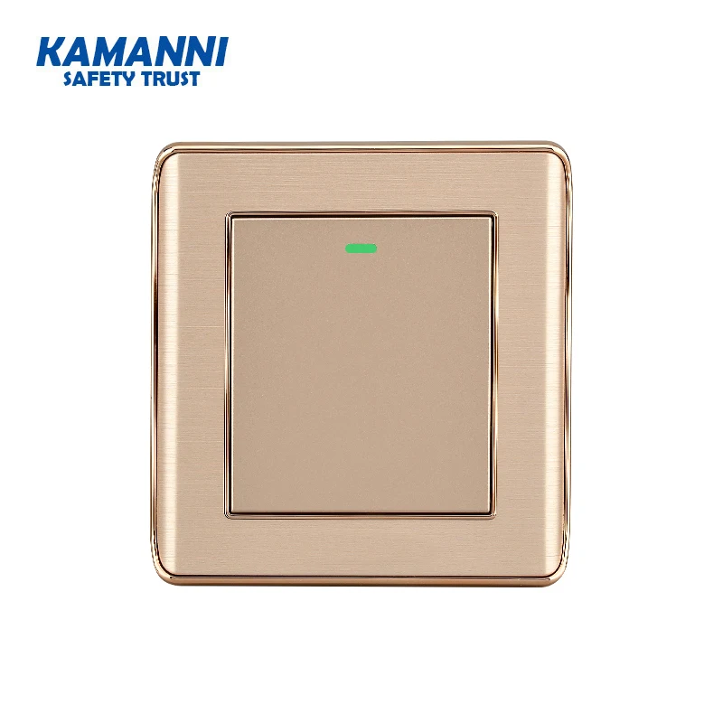 Luxurious aluminum push button switch with indicator light drawing panel to control wall senior lighting switch 1/2/3 combinatio
Luxurious aluminum push button switch with indicator light drawing panel to control wall senior lighting switch 1/2/3 combinatio