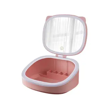 LED Makeup Mirror Women Cosmetic Mirror Cosmetics Storage Box Dresser Table with Lamp Fill Light Mirror
LED Makeup Mirror Women Cosmetic Mirror Cosmetics Storage Box Dresser Table with Lamp Fill Light Mirror