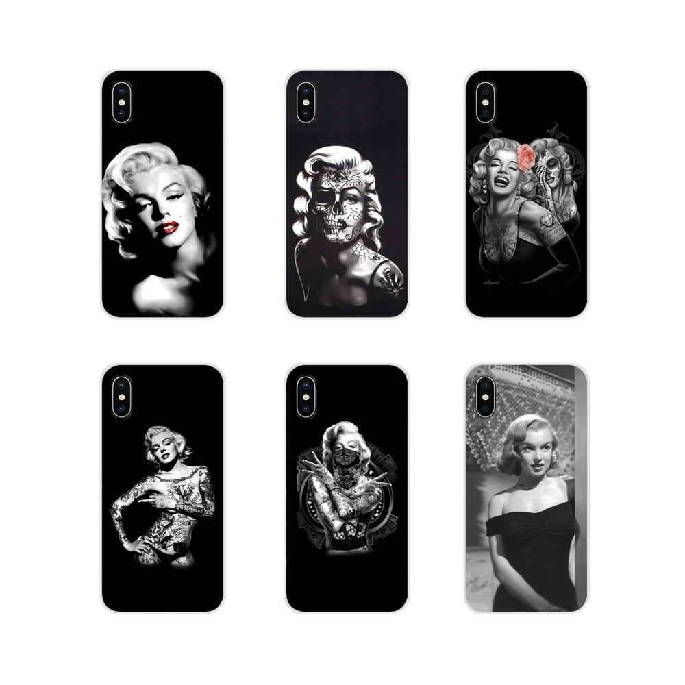 Sexy Marilyn Monroe Accessories Phone Shell Covers For Huawei Y5 Y6 Y7 Y9 Prime Pro GR3 GR5 2017 2018 2019 Y3II Y5II Y6II | Мобильные
