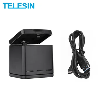 TELESIN 3 Slots Multi-function Battery Charger Charging Storage Case Charging Box 2 in 1 for GoPro Hero 8 7 6 5 Black
TELESIN 3 Slots Multi-function Battery Charger Charging Storage Case Charging Box 2 in 1 for GoPro Hero 8 7 6 5 Black