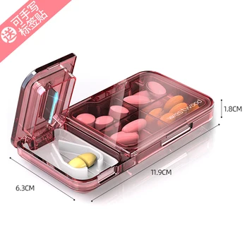 Rectangular Transparent Modern Portable Pill Organizer Simple Fashion Medical Box Design Boite De Rangement Home Decore EC50SN
Rectangular Transparent Modern Portable Pill Organizer Simple Fashion Medical Box Design Boite De Rangement Home Decore EC50SN