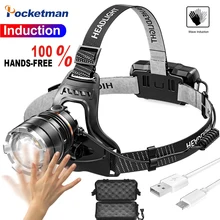 Ultra Bright Zoomable LED Waterproof Headlamp Motion Sensor Rechargeable Head Torch 90° Rotatable Adjustable Outerdoor Head Lamp 
Ultra Bright Zoomable LED Waterproof Headlamp Motion Sensor Rechargeable Head Torch 90° Rotatable Adjustable Outerdoor Head Lamp