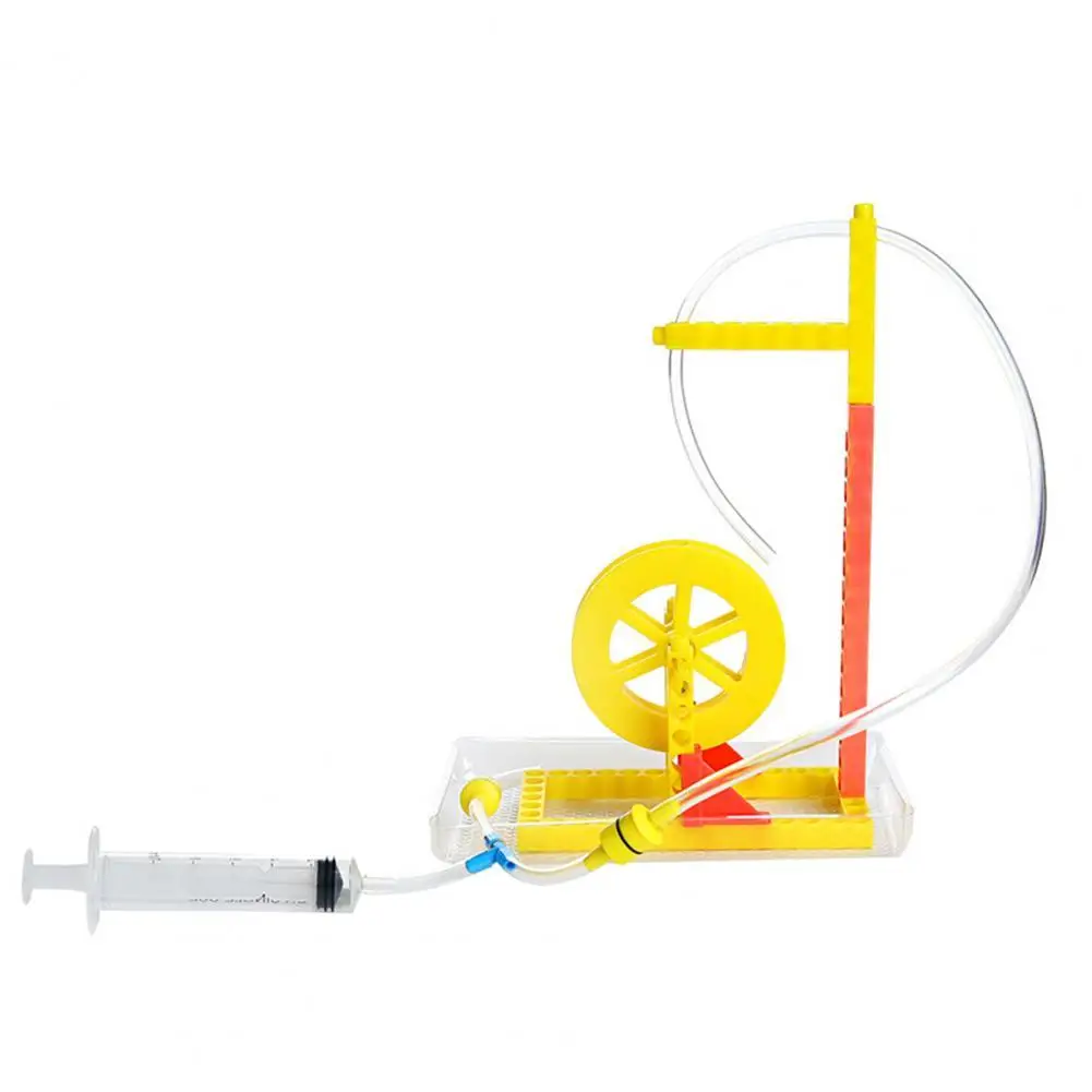 

Physics DIY Water Wheel Model Toy Self Assembly Educational Plastic Science Physical Experiments Toy Kit for Kids