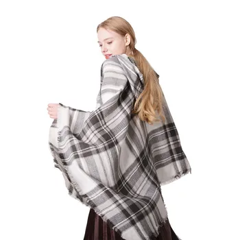 Spring and autumn winter new colorful lattice hooded cape shawl hood air conditioning large
Spring and autumn winter new colorful lattice hooded cape shawl hood air conditioning large
