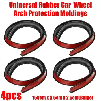 4PCS/2PCS 150x3.5CM Universal Rubber Car Mudguard Wheel Arch Protection Moldings Black Anti-collision Strip Stickers
4PCS/2PCS 150x3.5CM Universal Rubber Car Mudguard Wheel Arch Protection Moldings Black Anti-collision Strip Stickers