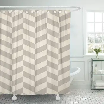 Beige Herringbone Chevron Pattern on Brown Geometric Vintage Retro Shower Curtain Waterproof Polyester Fabric 72 x 72 Inches
Beige Herringbone Chevron Pattern on Brown Geometric Vintage Retro Shower Curtain Waterproof Polyester Fabric 72 x 72 Inches
