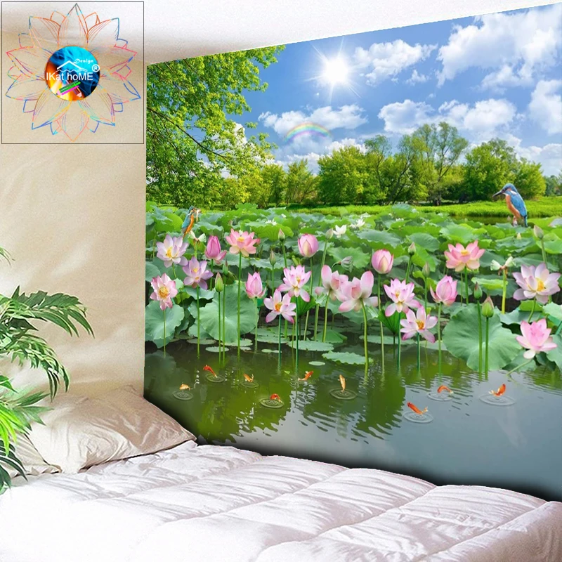 Multi-function Tapestry Living Room Mandala Wall Hanging Lotus Flowers 3D Tapestry Psychedelic Decoration Hippie Wall Tapestries
Multi-function Tapestry Living Room Mandala Wall Hanging Lotus Flowers 3D Tapestry Psychedelic Decoration Hippie Wall Tapestries