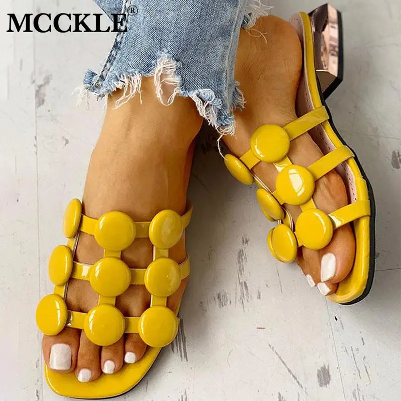 MCCKLE Women Summer Slippers Candy Colors Open Toe Hollow Out Female Slides Fashion Flip Flops Low Heel Sandals Ladies Footwear
MCCKLE Women Summer Slippers Candy Colors Open Toe Hollow Out Female Slides Fashion Flip Flops Low Heel Sandals Ladies Footwear