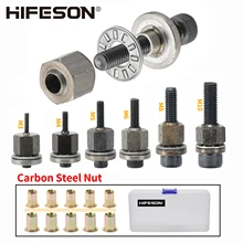 Carbon Steel Hand Rivet Nut Gun Head nuts Simple installation Manual Riveter Rivnut Tool for Nuts M3 M4 M5 M6 M8 M10 with 300PCS
Carbon Steel Hand Rivet Nut Gun Head nuts Simple installation Manual Riveter Rivnut Tool for Nuts M3 M4 M5 M6 M8 M10 with 300PCS