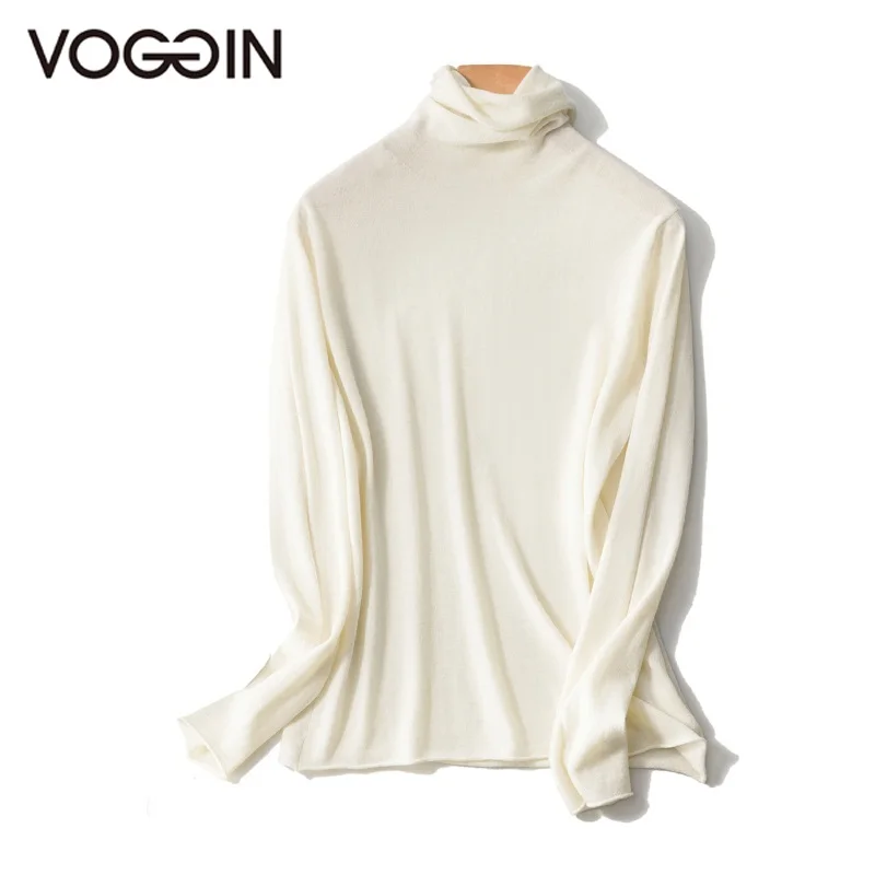 VOGGIN Women sweaters pullovers Merino wool hemming Base layer Turtleneck worsted full sleeve Roll Neck ladies worsted clothes
VOGGIN Women sweaters pullovers Merino wool hemming Base layer Turtleneck worsted full sleeve Roll Neck ladies worsted clothes