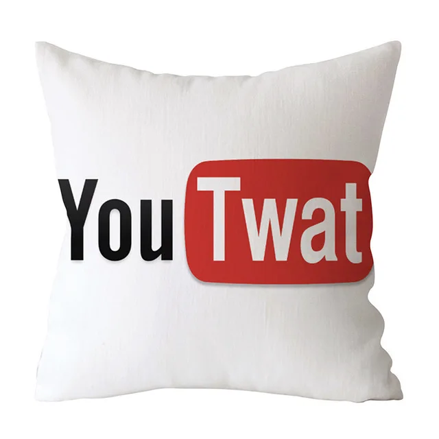 Modern Decorative Pillow Case Youtube Throw Pillow Case Red Square Pillow Case Home Decoration Velvet Movie Unique Pillow Case .