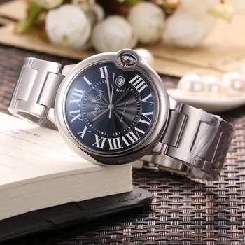 Classic New Men Watches Automatic Mechanical Silver Stainless Steel 316L Black Blue White Leather Luminous Sport Watch AAA+ 
Classic New Men Watches Automatic Mechanical Silver Stainless Steel 316L Black Blue White Leather Luminous Sport Watch AAA+