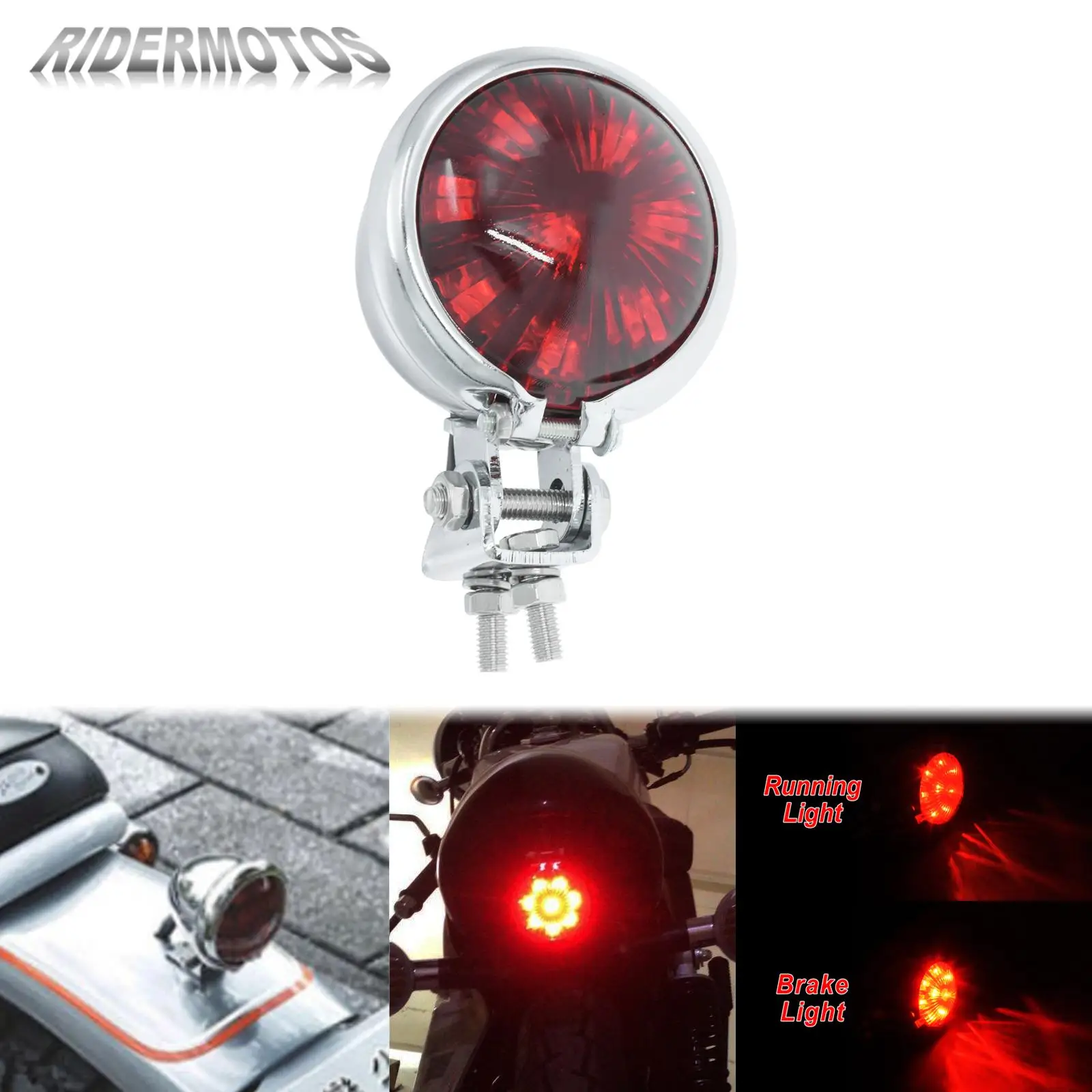 Motorcycle Red LED Rear Tail Light Brake Taillight Stop Lamp Chrome Housing For Harley Sportster XL Touring Road Glide For Honda
Motorcycle Red LED Rear Tail Light Brake Taillight Stop Lamp Chrome Housing For Harley Sportster XL Touring Road Glide For Honda