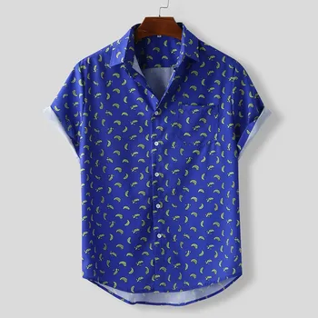 Casual Men's Colorful Summer Short Sleeve Loose Buttons Hawaiian Shirt Blouse camisas para hombre chemise homme рубашка мужская
Casual Men's Colorful Summer Short Sleeve Loose Buttons Hawaiian Shirt Blouse camisas para hombre chemise homme рубашка мужская