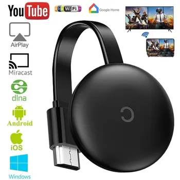 TV stick G12HDMI wireless WiFi TV display adapter, Google chromecast 3 2 receiver, Miracast Airplay android IOS PC
TV stick G12HDMI wireless WiFi TV display adapter, Google chromecast 3 2 receiver, Miracast Airplay android IOS PC