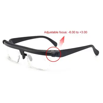 Adjustable Glasses Non-Prescription Lenses Nearsighted Farsighted Computer Reading Driving Unisex Variable Focus Glasses Relax
Adjustable Glasses Non-Prescription Lenses Nearsighted Farsighted Computer Reading Driving Unisex Variable Focus Glasses Relax