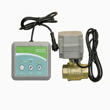 Water Leak Detector Sensor Water Leak Alarm System Controller with Auto Shut off DN10 Brass Electric Valve Home Use
Water Leak Detector Sensor Water Leak Alarm System Controller with Auto Shut off DN10 Brass Electric Valve Home Use