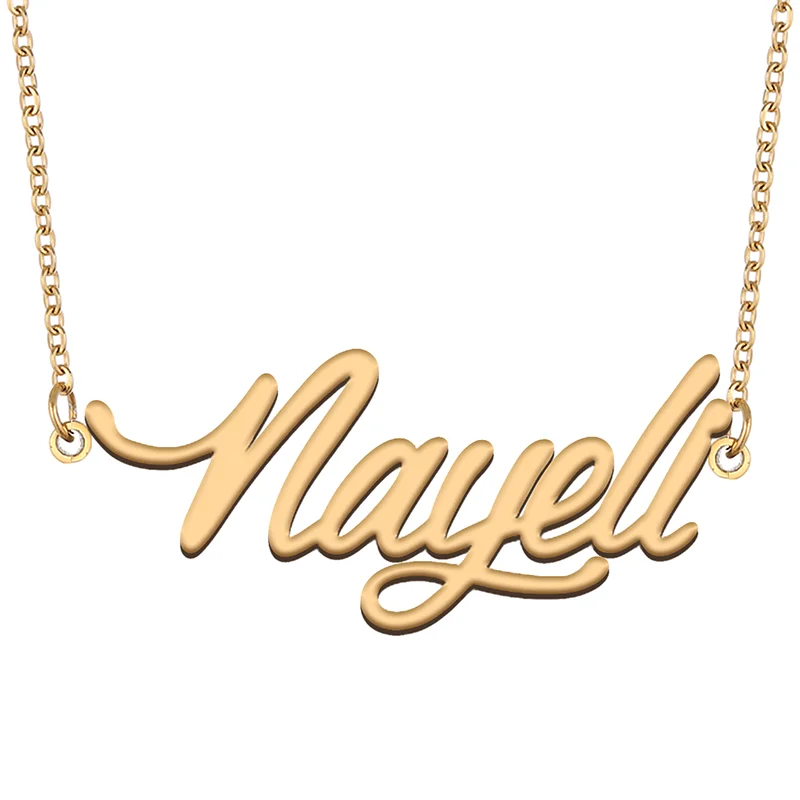 

Ожерелье с именем Nayeli для членов семьи, подарок на день рождения лучшего друга на Рождество, День матери, День святого Валентина